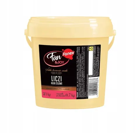 Fanex Kulki żelowe liczi bubble tea 1kg