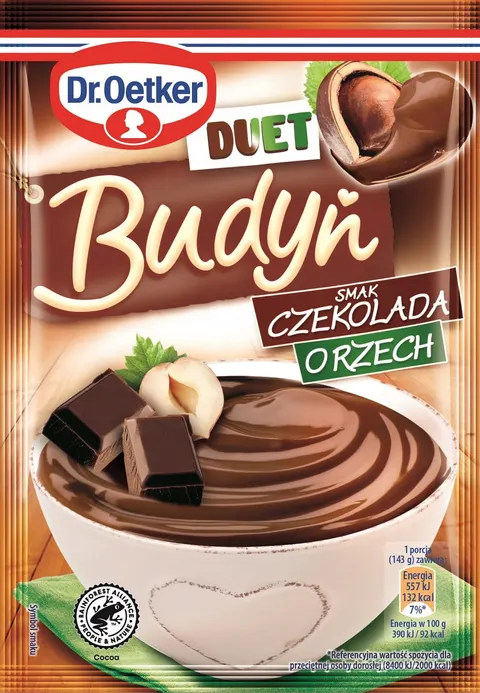 Dr.Oetker Budyń Duet czekolada orzech 45 g