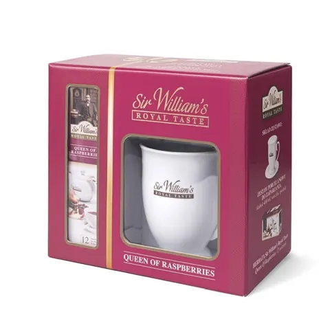 Sir William's Royal Raspberries Kubek + 12 herbat