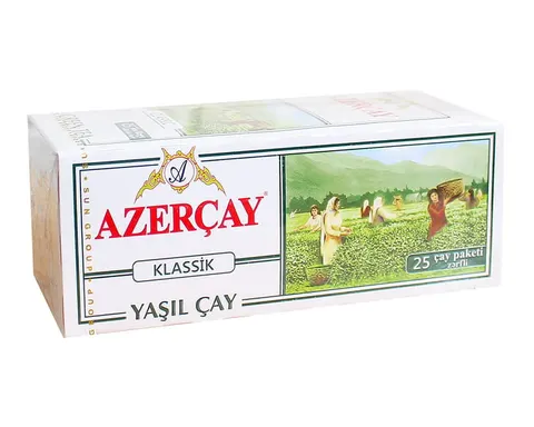 Azercay Herbata ekspresowa zielona 25 tb Green Tea