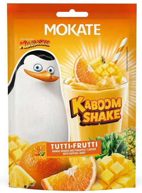 MOKATE NAPÓJ W PROSZKU KABOOM SHAKE 30G TUTTI FRUTTI CUKIER STRZELAJACY