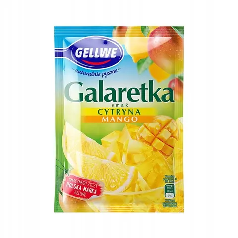 Gellwe Galaretka o smaku cytryna-mango 72 g