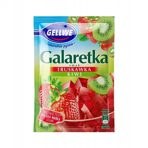 Gellwe Galaretka smak Truskawka Kiwi 72 g