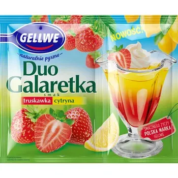 Gellwe Galaretka Duo TRUSKAWKA CYTRYNA 75 g