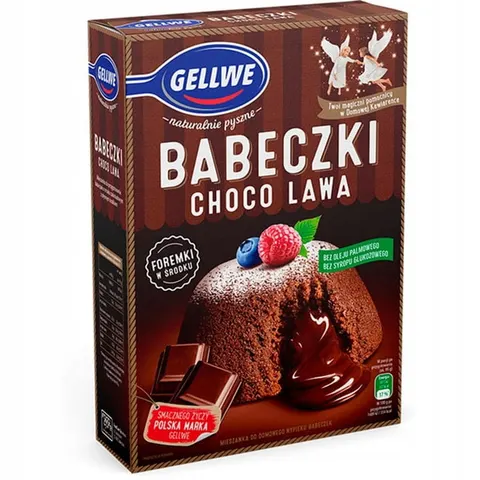 Gellwe Mieszanka do wypieku babeczek choco lawa 225 g