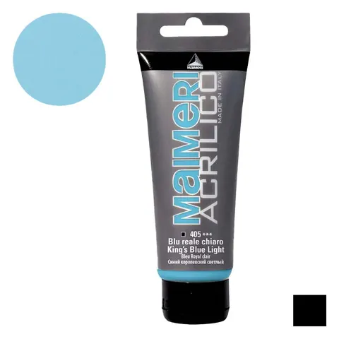 Farba akrylowa Maimeri Acrilico 200 ml - 405 Kings blue light