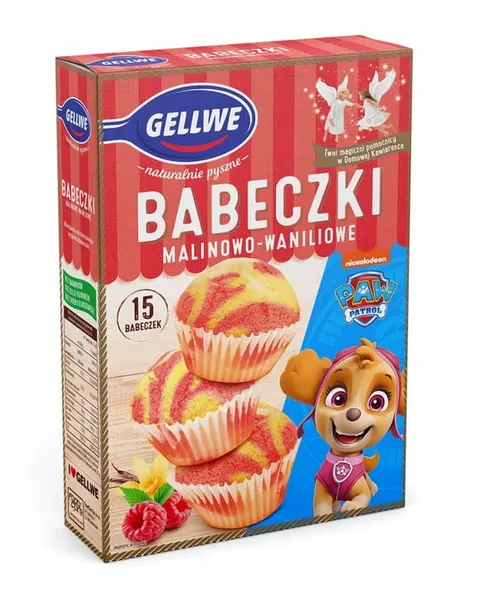 Gellwe PSI PATROL Mieszanka do Babeczek Malinowych 238g
