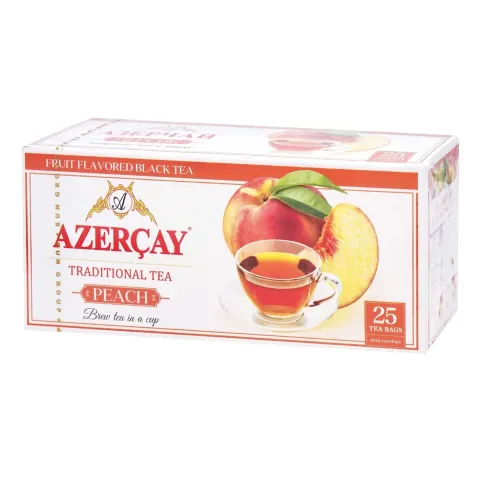 Azercay Herbata ekspresowa czarna brzoskwiniowa 25 tb