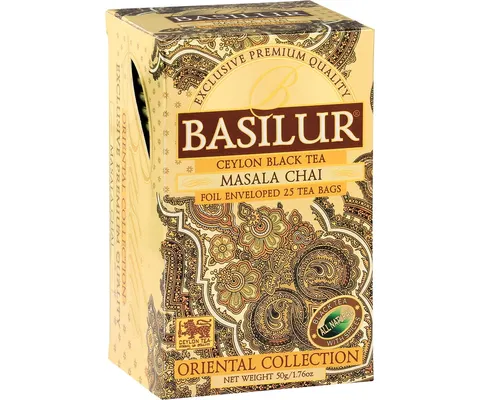Basilur MASALA CHAI - herbata czarna z KARDAMONEM - 25 szt. W KOPERTACH
