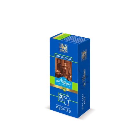 Sir William's Czarna Herbata Sir William's Tea Earl Grey Blue 20 Saszetek