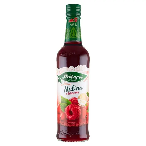 HERBAPOL Syrop Malina z dziką różą 420 ml