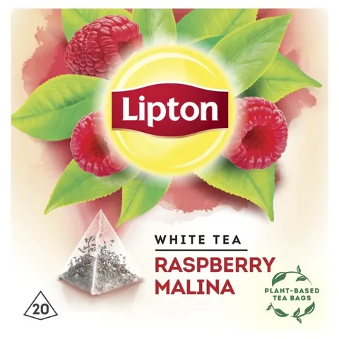Herbata biała LIPTON piramidki malina 20szt.