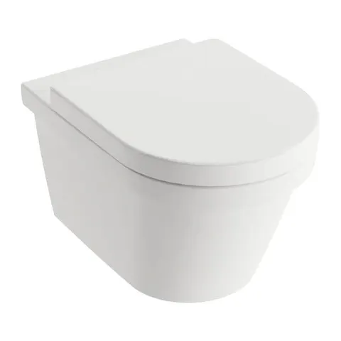 Miska WC wisząca, bezkołnierzowa CHROME RimOff, biała [PRODUKT KLASA II]