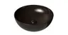 Umywalka ceramiczna Uni 400 B nablatowa czarna + korek [PRODUKT NOWY]