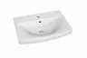 Umywalka ceramiczna FAN 500 wisząca, meblowa, biała [PRODUKT NOWY]