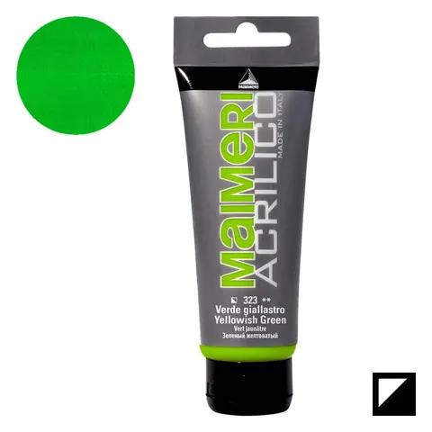 Farba akrylowa Maimeri Acrilico 200 ml - 323 Yellowish green