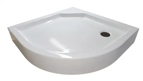 Brodzik akrylowy półokrągły KOMPAKT R-550 90x90, biały [PRODUKT NOWY]