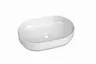 Umywalka ceramiczna 550 nablatowa, biała [PRODUKT NOWY]