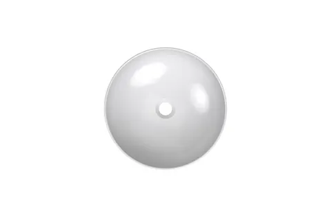 Umywalka ceramiczna VERTI RING 400 nablatowa, biała [PRODUKT NOWY]