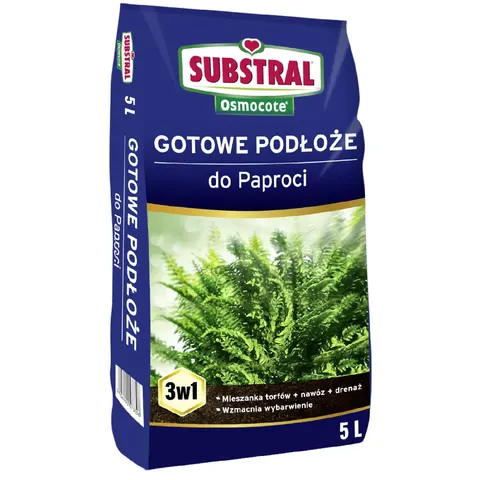 Substral Osmocote Ziemia Podłoże Paproć 5l