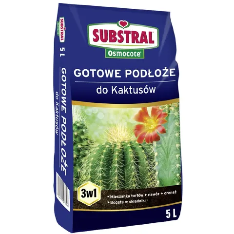 Substral Osmocote Ziemia Podłoże Kaktus 5l