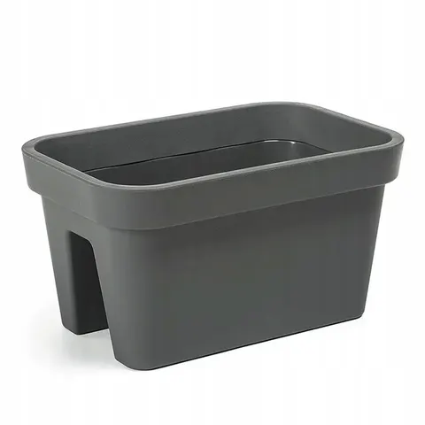 Doniczka balustradowa Lobelia 450 - antracyt /Lamela/