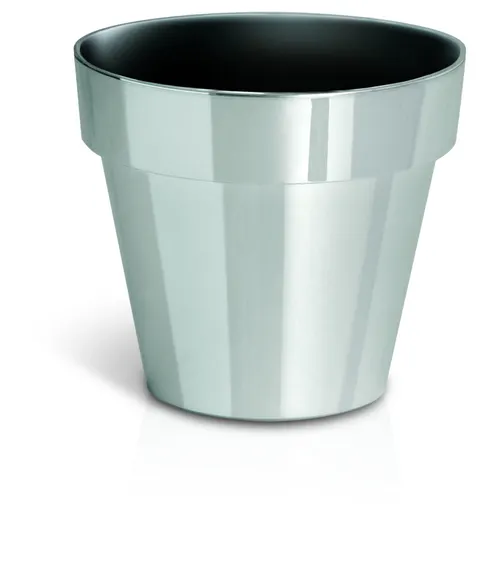 Doniczka Cube Chrome Silver DGC200S /Prosperplast/