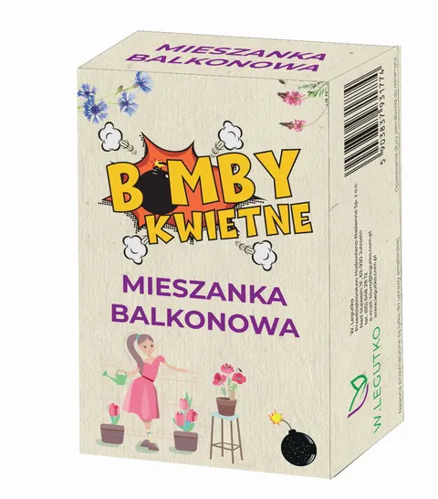 Bomby Kwietne Balkonowe Mieszanka kwiatów 5szt