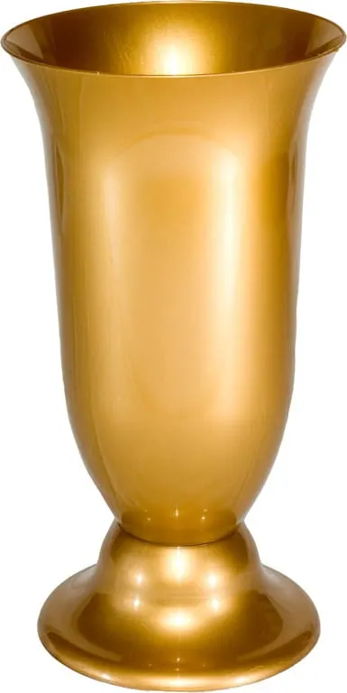Doniczka Flakon cmentarny 13cm złoty Szemikowie