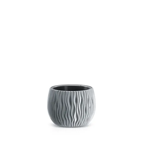 Doniczka Sandy Bowl DSK180 szary kamienny 18cm Prosperplast (1)