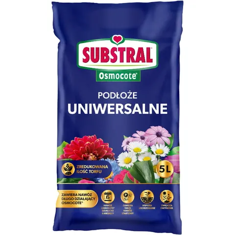 Substral Osmocote Ziemia Podłoże Uniwersalne 5l NOWA