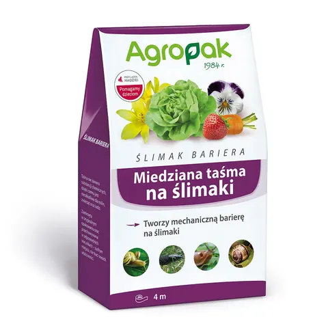 Ślimak Bariera Miedziana taśma samoprzylepna 4m