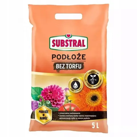 Substral gotowe podłoże uniwersalne bez torfu 5l