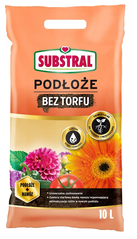 Substral gotowe podłoże uniwersalne bez torfu 10l