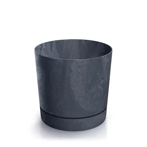 Doniczka TUBO P BETON EFFECT antracytowy DPOP150E-S433 Prosperplast