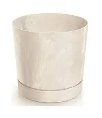 Doniczka TUBO P BETON EFFECT kremowy DPOP180E-CY700 Prosperplast
