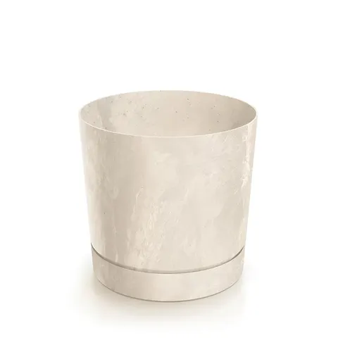 Doniczka TUBO P BETON EFFECT kremowy DPOP200E-CY700 Prosperplast