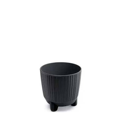 Doniczka na nóżkach Ryfo N antracytowa DRF110 10,7cm Prosperplast