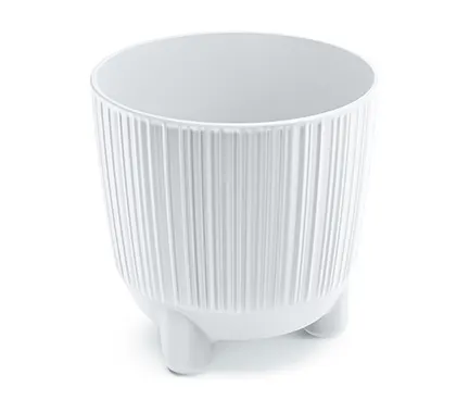 Doniczka na nóżkach Ryfo N biała DRF200 19,5cm Prosperplast