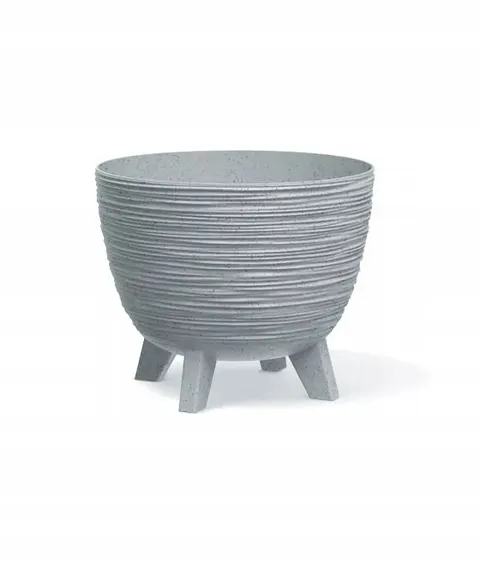 Doniczka Misa Furu DFUR240 23,6cm jasno szara Prosperplast