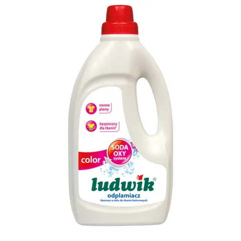 Ludwik Odplamiacz tlenowy w żelu do tkanin kolorowych 1l