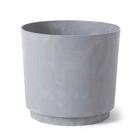 Doniczka Aura 110 recycled szara beton LA130-70