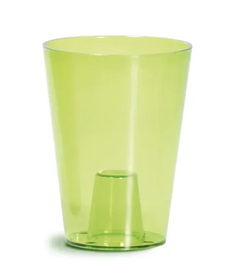 Doniczka do storczyków Coubi zielony transparentny DUS130P-CPY2 Prosperplast