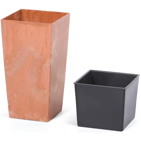 Doniczka Urbi square tarakota beton effect DURS265 Prosperplast