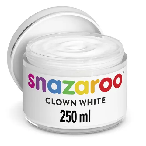Farby do twarzy Snazaroo biel klauna - 250 ml