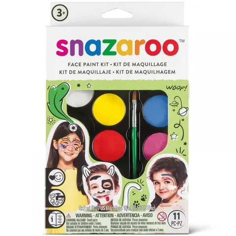 Snazaroo zestaw Uniwersalny 8 x 2 ml