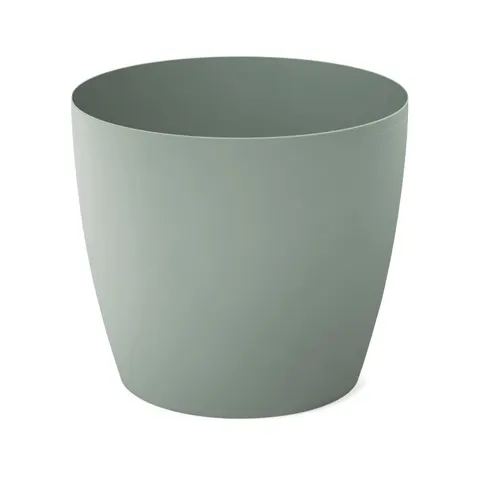 Doniczka Magnolia 155 szarozielona Lamela 15,5cm Recycled