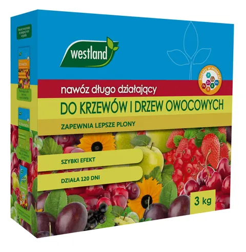 Westland Nawóz do drzew i krzewów owocowych 3kg działa 120dni