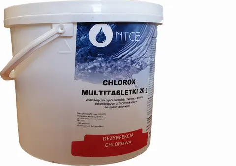 Chlorox Multitabletki 20g chemia basen NTCE 3kg