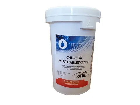 Chlorox Multitabletki 20g blue chemia basen 1kg